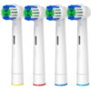 Replacement Toothbrush Heads Compatible with Oral-B Braun, 4 Pcs Professional Electric Toothbrush Heads Brush Heads for Oral B Replacement Heads Refill Pro 500/1000/1500/3000/3757/5000/7000/7500/8000 4 Count (Pack of 1) 19 61K9Rof5b1L