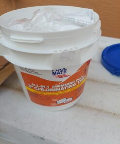 Pool Mate 1-1405M All-in-1 Swimming Pool Chlorine, 5-Pounds Chlorine Tabs 25 61K9suASIlL