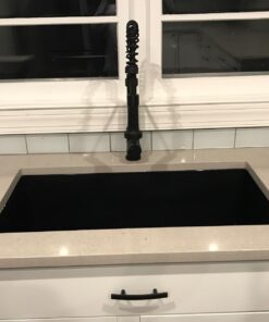 VIGO VG02001MB 19" H Edison Single-Handle with Pull-Down Sprayer Kitchen Faucet in Matte Black 42 61KCfaPtZTL