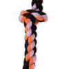 Mammoth Flossy Chews Color Rope Tug – Premium Cotton-Poly Tug Toy for Dogs – Interactive Dog Rope Toy – Tug Dog Chew Toy Large 25" 3 Knot 44 61KExDDojXS