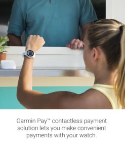 Garmin 010-01769-01 Vivoactive 3, GPS Smartwatch with Contactless Payments and Built-In Sports Apps, Black with Silver Hardware 33 61KGNiHtYEL