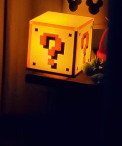Paladone Super Mario Brothers Question Block Lamp, Light Up Figure Classic 27 61KHg6lJN0L