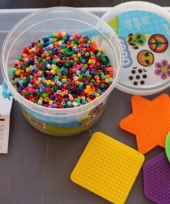 Perler Multi Mix Assorted Fuse Bead Bucket, 6000 pcs 34 61KIxJ XwxL