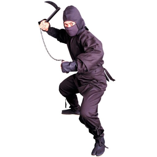 Tiger Claw- Black Ninja Uniform Suit Small