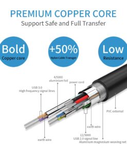 wawpi USB Cable Male to Male 10 feet,USB to USB 3.0 Cable A Male to A Male for Data Transfer Hard Drive Enclosures, Printers, Modems, Cameras, Laptop Cooler… 12 61KKBDjuXGL