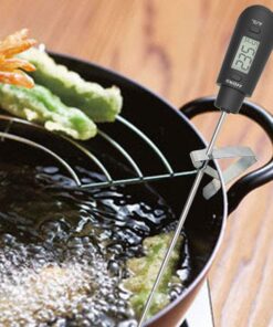 Efeng Candy Spatula with Thermometer Built in and Pot Clip – Fast Instant Read Digital Candy Thermometer,Spatula Thermometer for Chocolate,jams,syrups, Oil Cooking with BPA Free Silicon Spatula 18 61KLbMXsIVL