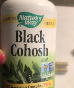 Nature's Way Black Cohosh Root, Traditional Support for Women's Health*, 540 mg, 180 Vegan Capsules 28 61KMBB0hTdL