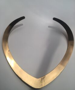 Carweilon High Polished Stainless Steel Necklace Love Choker Heart Shape Women Statement Jewelry Gold 29 61KMr82 RVL