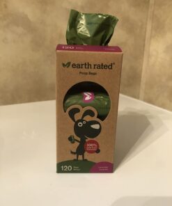 Earth Rated Dog Poop Bags, Guaranteed Leak Proof and Extra Thick Waste Bag Refill Rolls For Dogs, Lavender Scented, 120 Count 120 Bags Lavender-Scented 53 61KP8RCtqTL