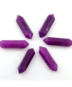 Hexagonal 30pcs Bullet Shape Healing Pointed Chakra Beads Crystal DIY Stone Beads Randow Color for Pendant Necklace Jewelry Making 19 61KU8GdMAWL