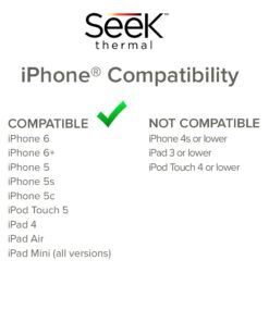 Seek Thermal CompactXR – Outdoor Thermal Imaging Camera for iOS, Black (LT-AAA) 50 61KUiIdAmBL