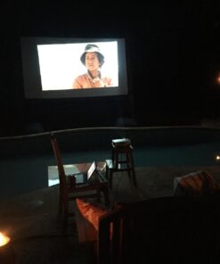 Gemmy 39127-32 - Airblown - Movie Screen - 120"x70" Widescreen Deluxe w/Storage Bag - Blue Outdoor Inflatable Deluxe Movie Screen 36 61KVzkUO32L