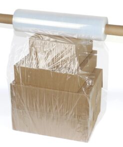 BOMEI PACK Stretch Film Wrap - Industrial Clear Plastic Stretch Wrap 1000 Feet 80 Gauge 4 Packs with Handle, Pallet Wrap for Packing, Moving Supplies, Packing Wrap Plastic Roll 15 Inches 16 61KWcdBCJBL