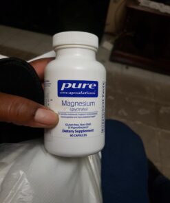 Pure Encapsulations Magnesium (Glycinate) - Supplement to Support Stress Relief, Sleep, Heart Health, Nerves, Muscles, and Metabolism* - with Magnesium Glycinate - 90 Capsules 90 Count (Pack of 1) Standard Packaging 34 61KXwnFzXQL