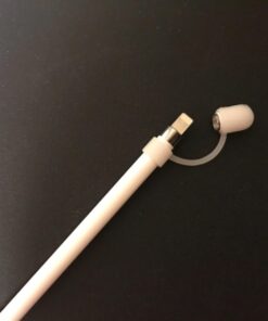 MoKo Pencil Cap Holder Fit Apple Pencil 1st Generation, USB Cable Tether and Pencil Cap, Fit New iPad 10th Generation 2022, iPad 9th/8th/7th/6th Gen, iPad Mini 5,White White 30 61KXypfqFFL