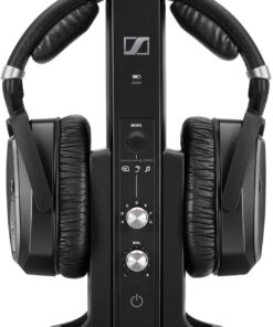 Sennheiser Consumer Audio RS 195 RF Wireless Headphone Systems for TV Listening with Selectable Hearing Boost Preset,Black 16 61Kaz1 kQBS