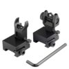 Feyachi Flip Up Rear Front and Iron Sights Best Backup fits Picatinny & Weaver Rails Black 26 61KccY1A9hL