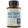 Nootropics Brain Support Supplement - Nootropic Brain Booster for Improved Focus, Concentration & Memory. Brain Nootropic for Brain Health, Mood & Energy Support. Non-GMO. Made in the USA. 60 Capsules 48 61KdXCiHHkL