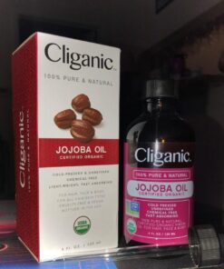 Cliganic Organic Jojoba Oil, 100% Pure (4oz) | Moisturizing Oil for Face, Hair, Skin & Nails | Natural Cold Pressed Hexane Free | Base Carrier Oil 4 Fl Oz (Pack of 1) 48 61KdoWttW8L