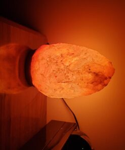 Windsor Seasons Hand Crafted Natural Large 9-Inch Crystal Himalayan Salt Lamp with Neem Wood Base, 6-Feet Cord, Dimmer Switch and Bulb 35 61KfDxhU41L
