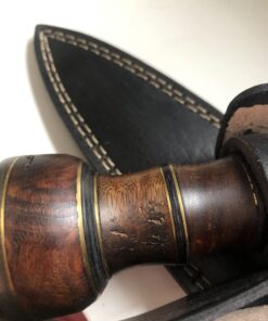 GladiatorsGuild 2607 Custom Handmade Damascus Steel Roman Gladius Sword Dagger Knife Short Sword Red Wood Handle (Replica) 37 61KfktIug4L