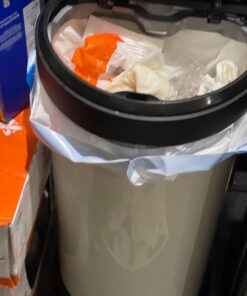 Hefty Ultra Strong Tall Kitchen Trash Bags, Clean Burst Scent, 13 Gallon, 80 Count 30 61KhVtRgwL