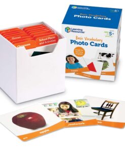 Learning Resources Basic Vocabulary Photo Cards, Vocabulary/Phonics Learning, Educational Games for Kids, 156 Cards, Ages 5+ 10 61KiUBiy9RL