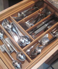 Totally Bamboo Kitchen Drawer Organizer, Expandable Silverware Organizer and Utensil Holder, 8 Compartments with Dividers 30 61KirTukzvL