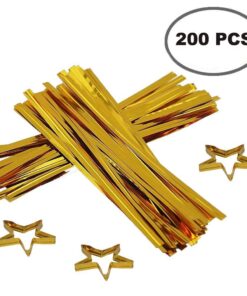 COOLAKE Clear Treat Bags 200 PCS (4" by 6") Cellophane Bag Clear Candy Bags with 200PCS Twist Ties for Wedding Gift Cookie Candy 200PCS 4" by 6" 16 61Kj1WRdCmL