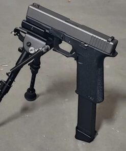 CVLIFE 6-9 Inches Bipod Picatinny Bipod with Adapter Black 60 61KjQTL BbL