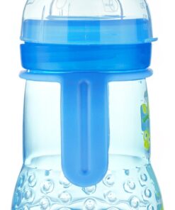 MAM Plastic Trainer Cup (1 Count), Trainer Drinking Cup with Extra-Soft Spout, Spill-Free Nipple, and Non-Slip Handles, for Boys 4+ Months, Eight Ounces, Designs May Vary Blue 23 61KjYrvxbeL