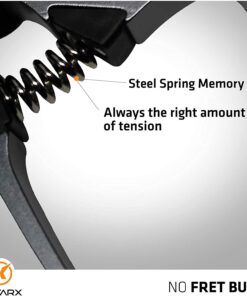 GUITARX X1 Capo for Acoustic Guitar, Electric Guitar Capo - Also For Bass, Ukulele, Banjo and Mandolin - #1 Brand Among Guitar Capos - Aluminum Alloy, 2-Pack 9 61Kk5gVdW7L