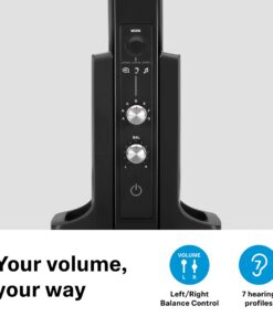 Sennheiser Consumer Audio RS 195 RF Wireless Headphone Systems for TV Listening with Selectable Hearing Boost Preset,Black 12 61KkqKzj4nS