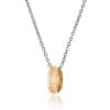 LUREME Engraved Gold Plated Stainless Steel Ring Pendant Chain Necklace A1000001 28 61Kn8R3xaJL
