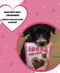 Speak Dog Treats Oink Sticks, Gluten and Grain Free Low Calorie Pork Trachea Chews for Small Breeds, Perfect Alternative for Rawhide, 8 Ounces 14 61KnyJZZiHL