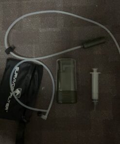 Survivor Filter Pro Hand-Pump Portable Water Filter - Lightweight Water Filter Camping, Backpacking, and Hiking - Water Purifier Survival - 0.01 Micron Ultra Filter 33 61KpDnFdfUL