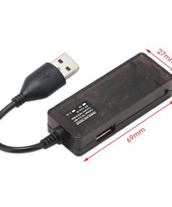 DROK USB Tester, USB-A 2.0 Digital Multimeter Dual USB Output Ports PD QC 3.0 Color LED Display, 7 Modes Capacity Voltage Current Power Voltmeter Ammeter for Laptop Power Bank Solar Panel Black 35 61KpqvRKrCL