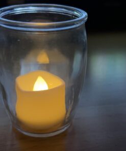 Homemory 12-Pack Flameless LED Tea Lights Candles Battery Operated, 200+Hour Fake Electric Candles TeaLights for Votive, Aniversary, Wedding Centerpiece Table Decor, Funeral, Halloween, Christmas Warm White Glow, White Base Pack of 12 37 61Kqk 17NKL