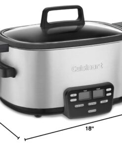 Cuisinart MSC-600 3-In-1 Cook Central 6-Quart Multi-Cooker: Slow Cooker, Brown/Saute, Steamer, Silver 37 61KrVtmPD8L