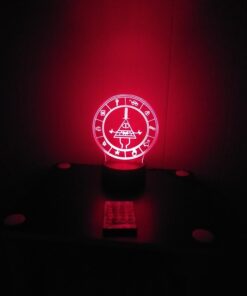 LDREAMAM Gravity 3D Falls Bill Cipher Wheel Lighting Decor Gadget Lamp , Acrylic, Awesome Gift (MT026) 15 61Ks2TXtOpL