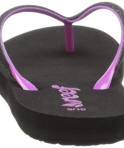 Reef Stargazer Flip Flop (Toddler/Little Kid/Big Kid) 7/8 M US Toddler Black/Berry 10 61KwCsPU7vL