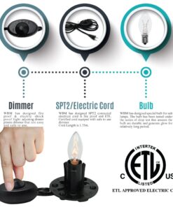 Himalayan Glow SPT-2 Original Replacement Electric Cord with (ETL Certified) Dimmer Switch 13 61Kwg40VGL