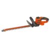 BLACK+DECKER Hedge Trimmer with Saw, 20-Inch, Corded (BEHTS300),Orange