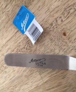 Ateco Ultra Offset Spatula with 4.25" x 0.75" Stainless Steel Blade, 4½", Silver Offset - 4.25" 28 61KwuVachfL