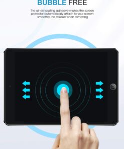 SPARIN 3 Pack Glass Screen Protector Compatible with iPad 6th 5th Generation 9.7 inch/iPad Air 2, Tempered Glass, Alignment Frame 31 61KyCTzhBcL