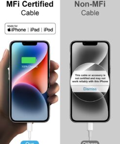 10FT iPhone 14 13 12 11 Charger, Long Charging Cable with 20W USB C Charger Block for iPhone 14/14 Pro/14 Pro Max/14 Plus/13/12/11/Xs Max/XR 2Pack 10FT 28 61KzGSKPJFL 1