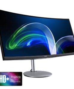 Acer CB382CUR bmiiphuzx 37.5" 2300R Curved Zero-Frame QHD+ (3840 x 1600) UltraWide IPS Monitor | AMD FreeSync | Up to 75Hz | 1ms VRB | DCI-P3 95% | 1 x USB 3.1 (Type-C), 2 x HDMI 2.0 Ports & 1 x DP Type C KVM 37.5-inch 10 61KzKpCdQBL