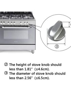 EUDEMON Clear 6pack Safety Children Kitchen Stove Gas Knob Covers (Clear) 31 61L HTooDZL