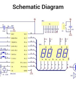 MiOYOOW 4-Digit Digital Clock Kits with PCB, DIY Alarm Clock Soldering Project Kit for Learning Electronics Soldering Practice with English Instructions 1 Pack-4 Digit Clock Kit(0.56 Inch) 58 61L YQ9DnQL