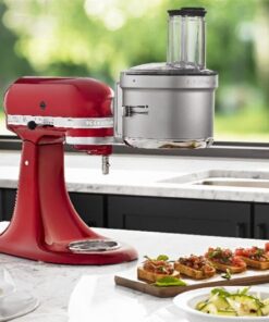 KitchenAid KSM2FPA Food Processor Attachment, Dicing Kit, Silver 24 61L joR6ltL